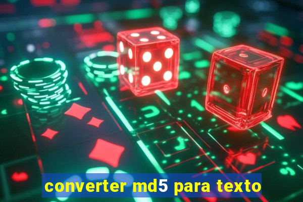 converter md5 para texto